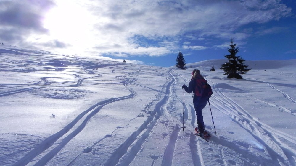 Schneeschuhwanderung Stoanerne Mandln