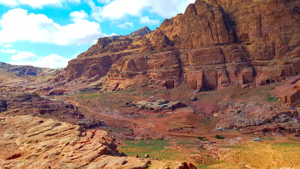 Blick auf Petra