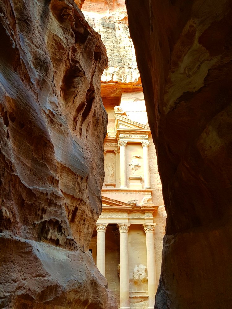 Petra Schlucht Blick Schatzhaus