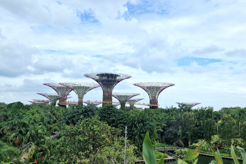 Gardens by the Bay am Tag