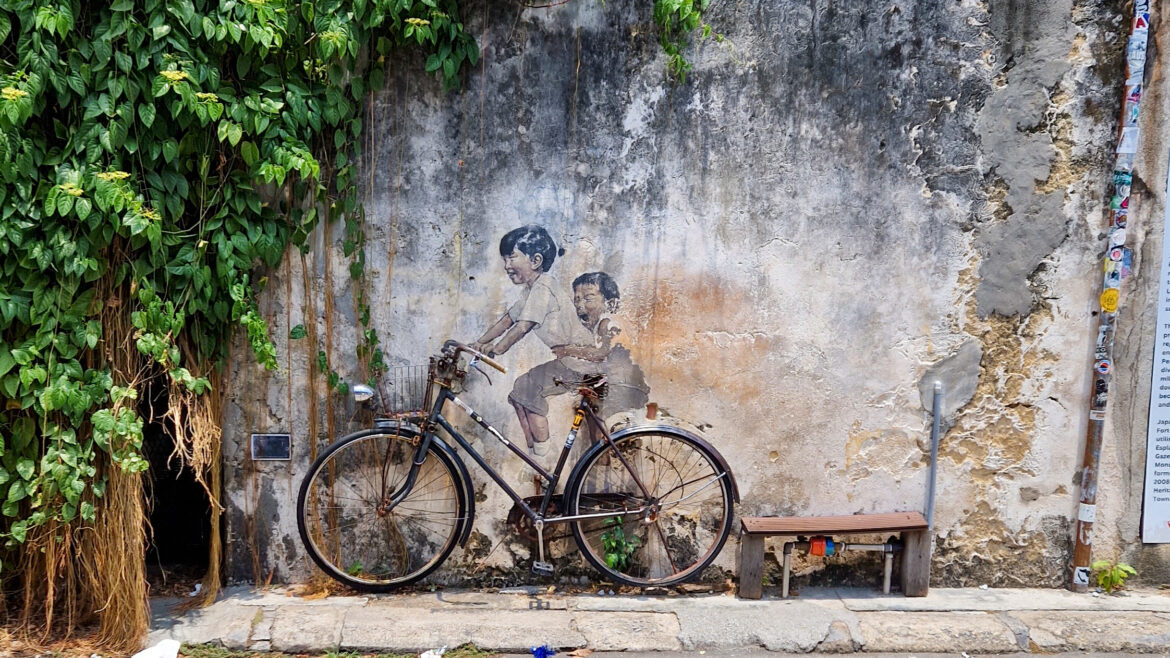 Penang Sehenswürdigkeit Streetart